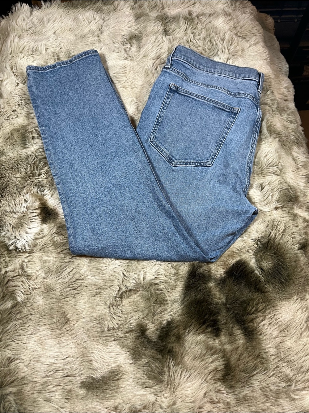J. Crew Men's Light Blue Straight Jeans - 36wx30l